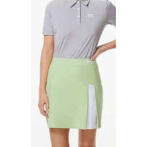 NWT PXG Sirocco Side Pleat Golf Skirt Green Performance Women’s XS